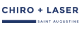 The CHIRO + LASER Saint Augustine website scrolling logo